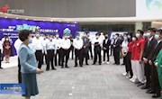 中共中央政治局委员、国务院副总理孙春兰在第六届中国国际“互联网+”大学生创新创业大赛总决赛中对永利官网旭至科技参赛项目高度认可